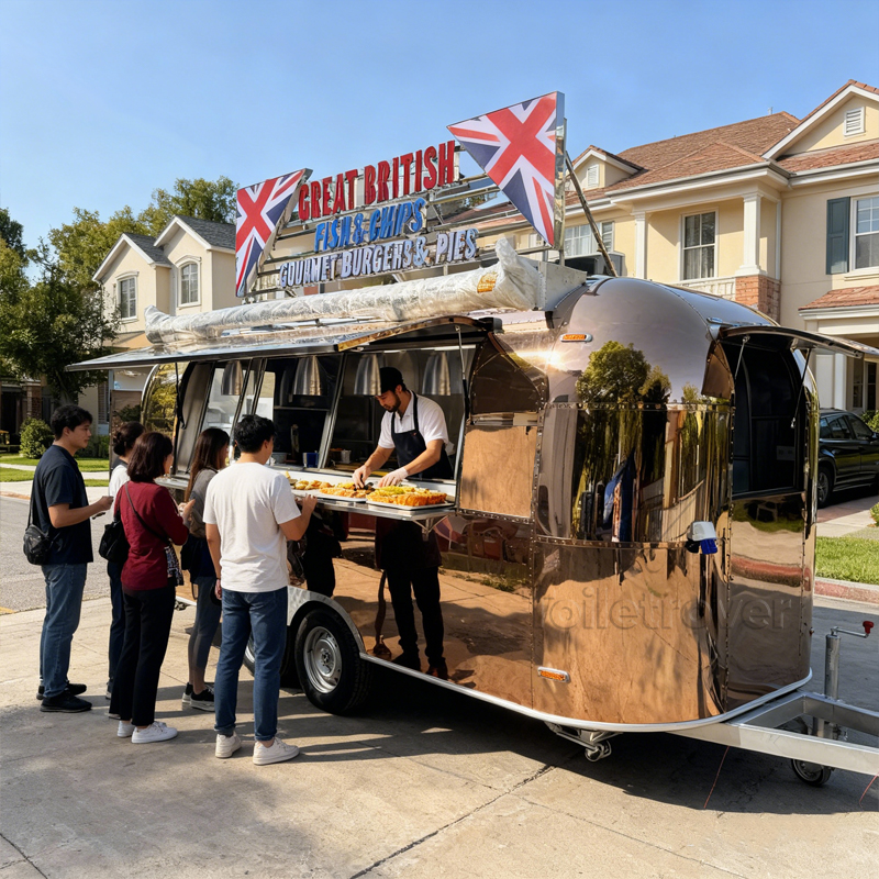 Food Sweet Snacks - Customizable Commercial Food Truck Outdoor Mobile