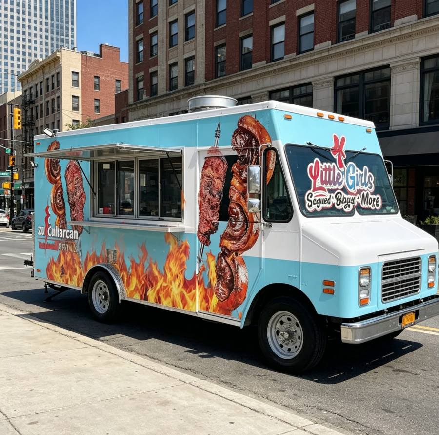 Food Snacks Business - Custom Fashionable Mobile Catering Kiosk Multifunctional