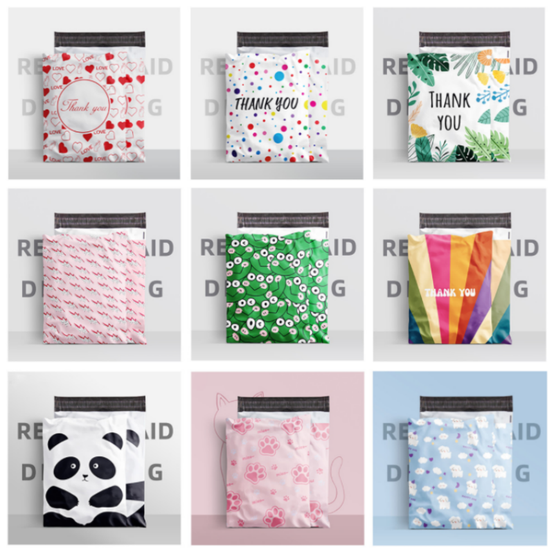 100PCS 10*13in Poly Mailer Adh - Food And Snacks Coloring Book avaliação e preço