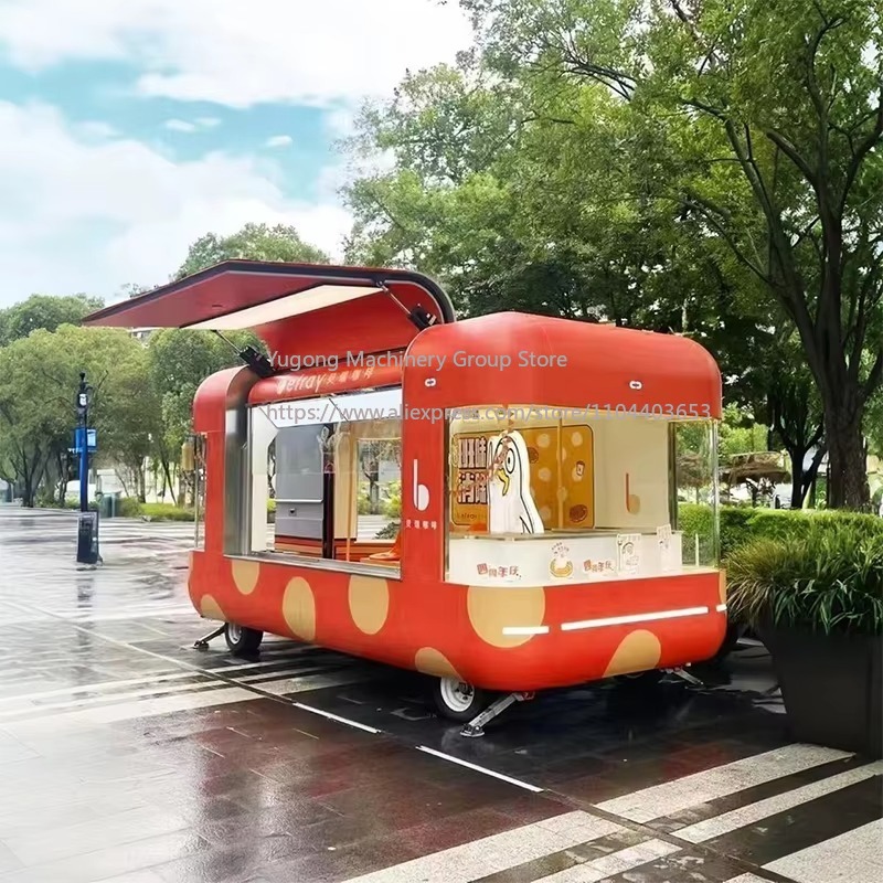 Commercial Mobile Food Cart St - Food Snacks Business avaliação e preço