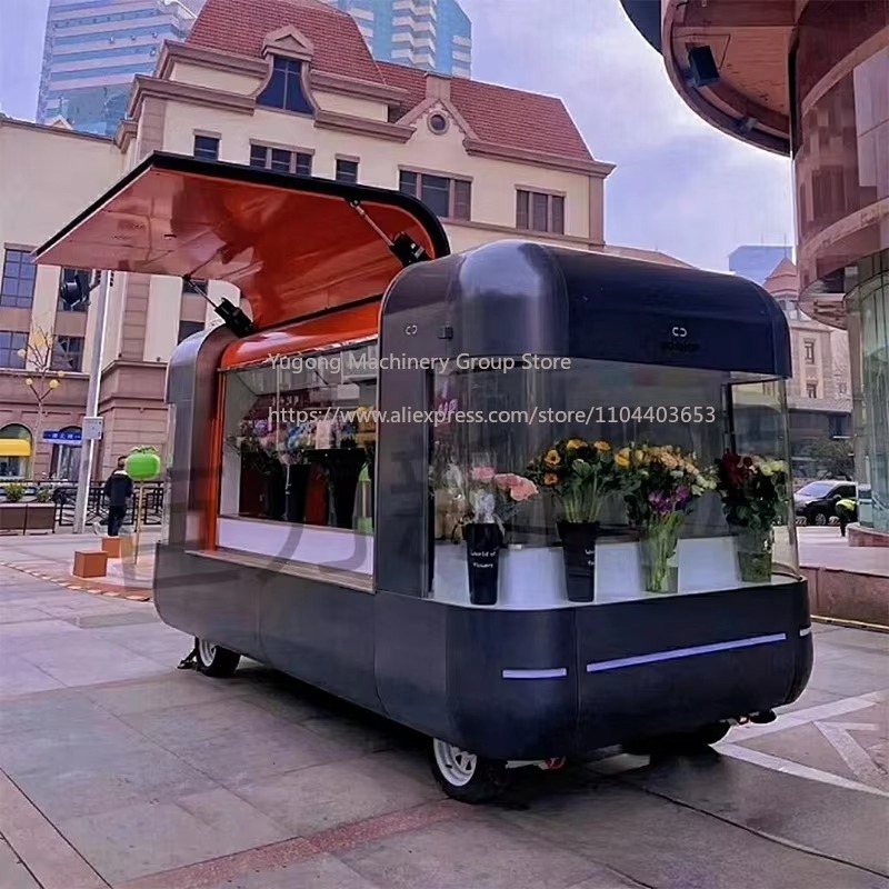 Commercial Mobile Food Cart St - Food Snacks Business avaliação e preço