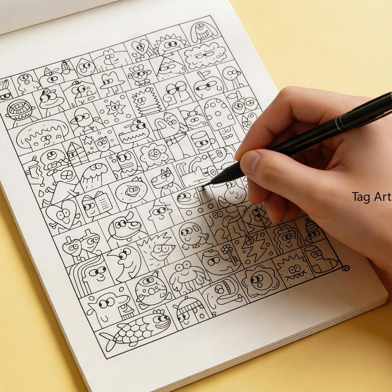 Anxious Relief Hand Picture Bo - Food And Snacks Coloring Book avaliação e preço