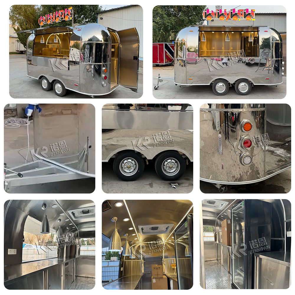Outdoor Mobile Food Truck Stai - Food Snacks Business avaliação e preço