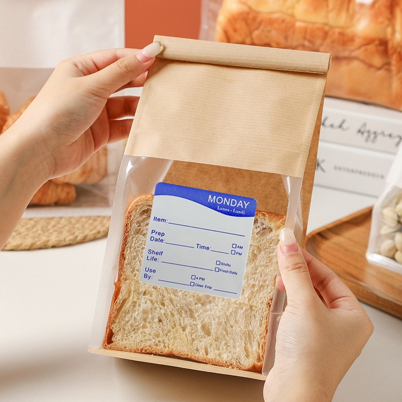 250Pcs/Roll Kitchen Date Food  - Snacks Food Labels avaliação e preço