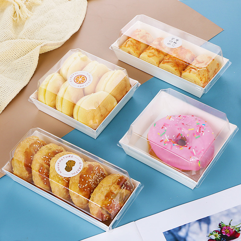 50Pcs Kraft Paper Box Bento Br - Food Snacks For Christmas avaliação e preço