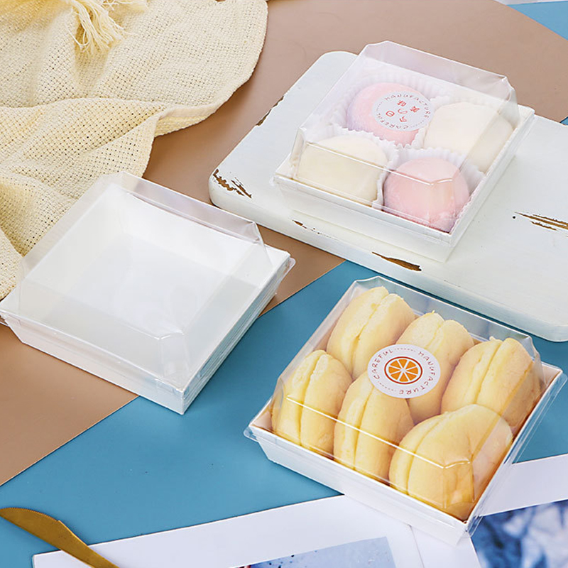 50Pcs Kraft Paper Box Bento Br - Food Snacks For Christmas avaliação e preço
