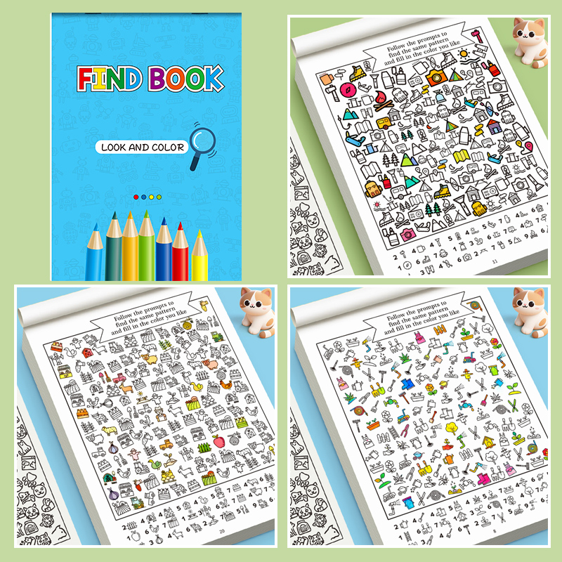 Interactive Book with Hidden P - Food And Snacks Coloring Book avaliação e preço