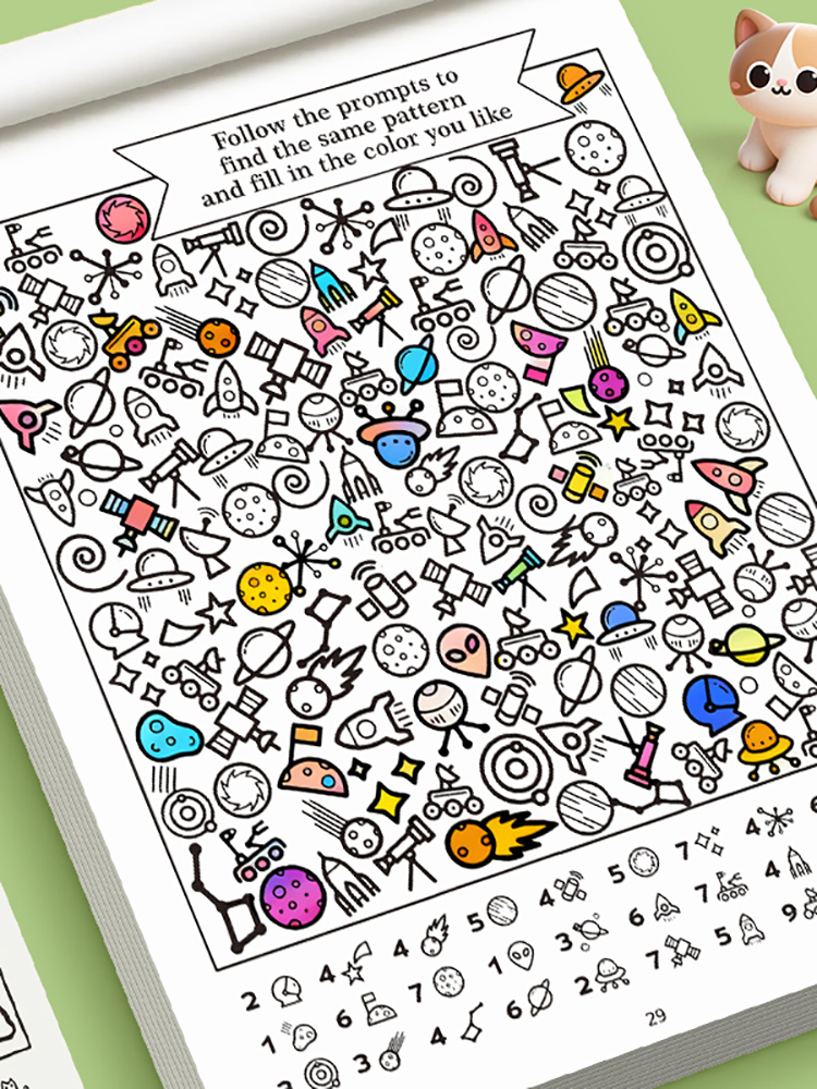 Interactive Book with Hidden P - Food And Snacks Coloring Book avaliação e preço