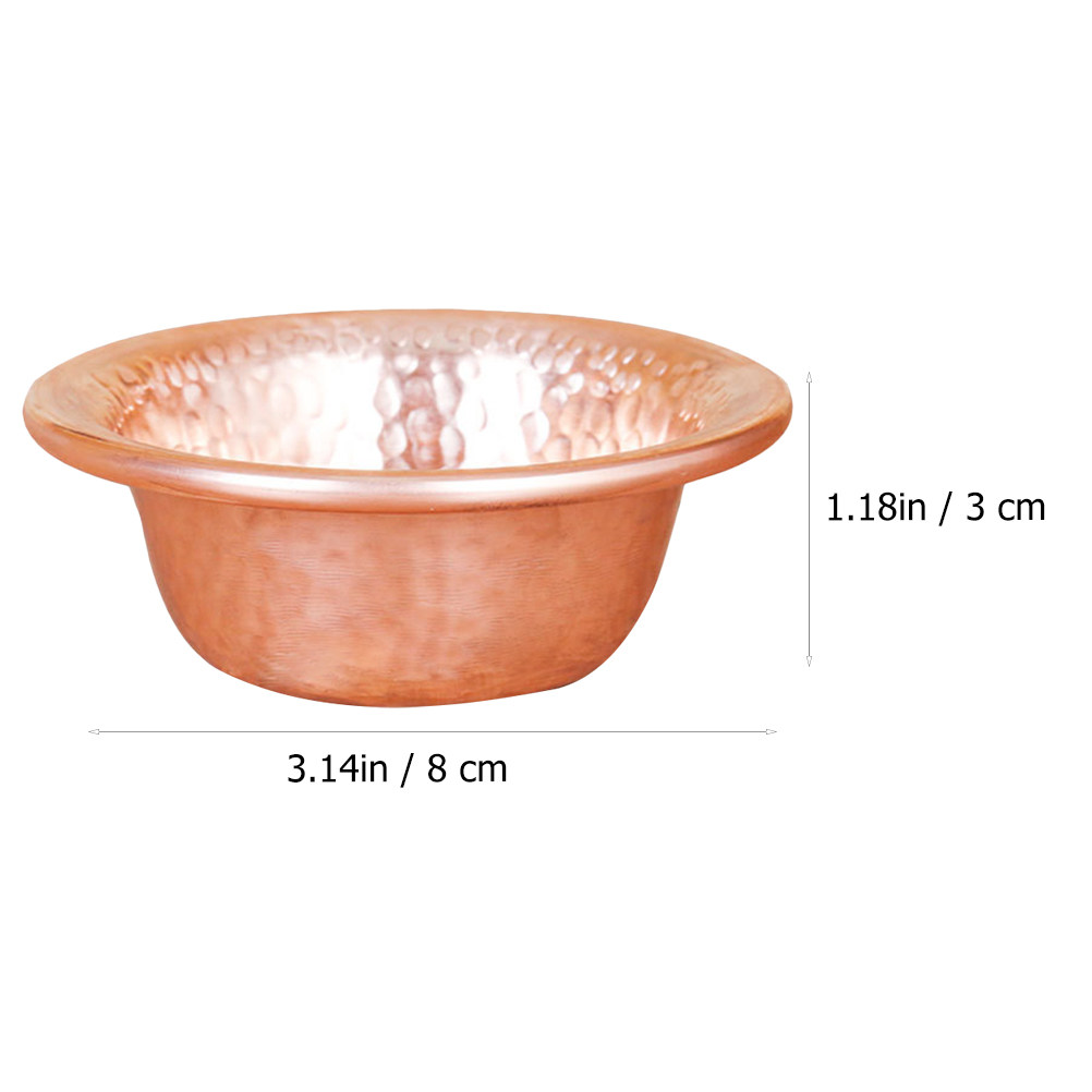 Copper Bowl for Water Home Dec - Food And Snacks Ideas avaliação e preço