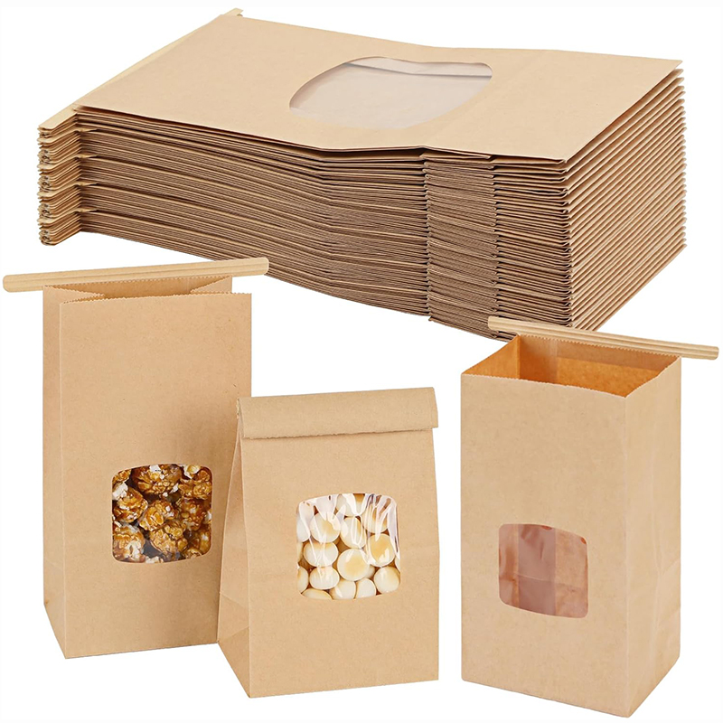 10Pcs Bakery Bags, Window Seal - Food Snacks For Christmas avaliação e preço
