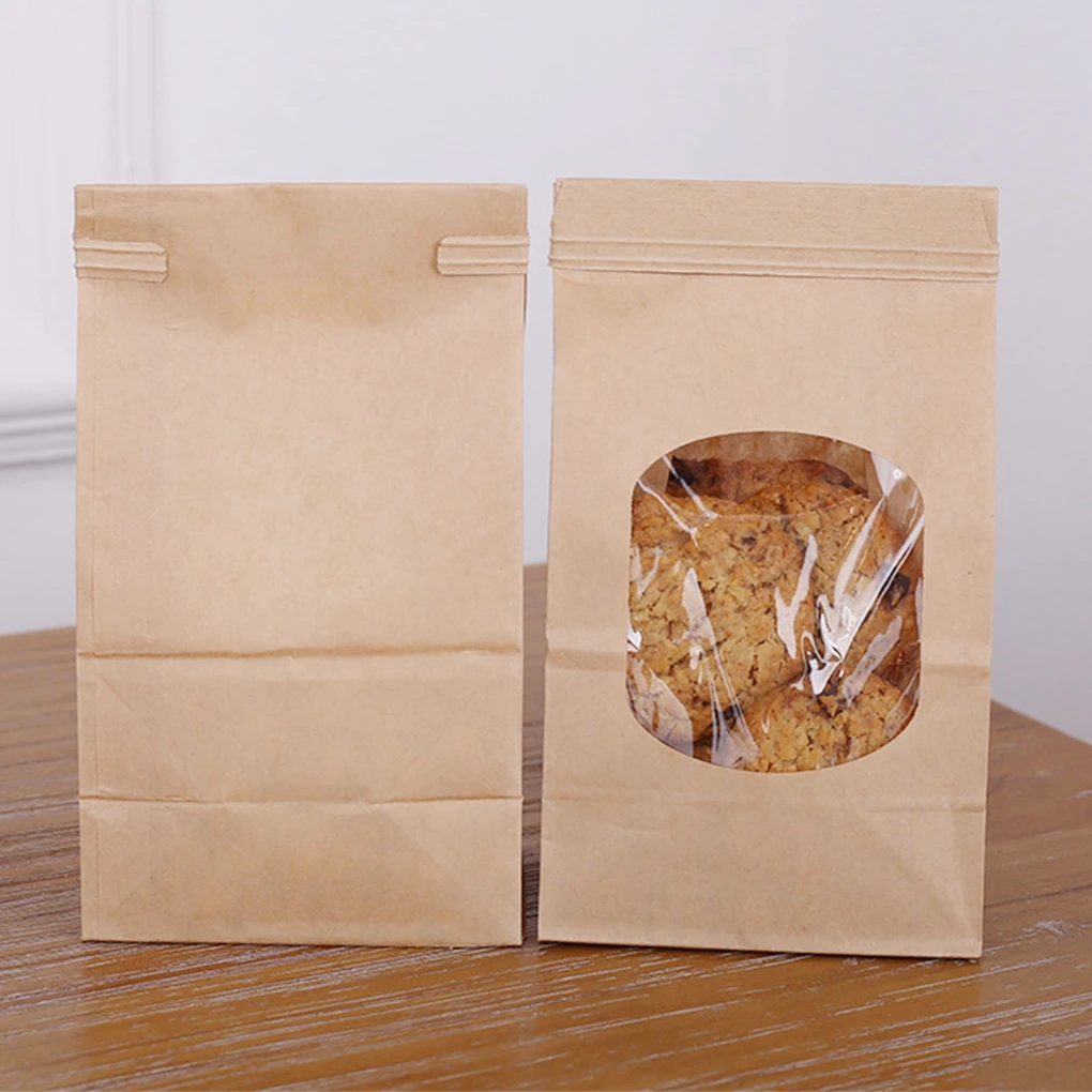 10Pcs Bakery Bags, Window Seal - Food Snacks For Christmas avaliação e preço