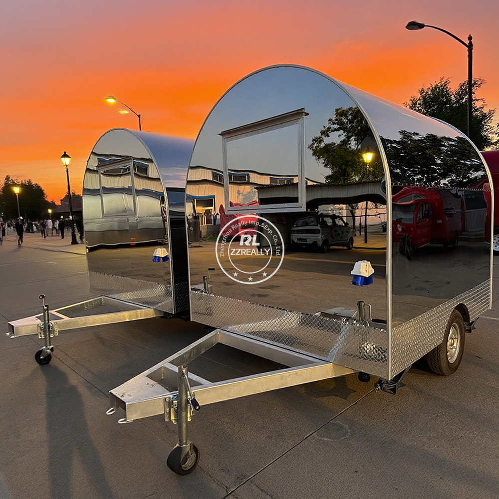 Stainless steel Mobile Food Ca - Food Snacks Business avaliação e preço