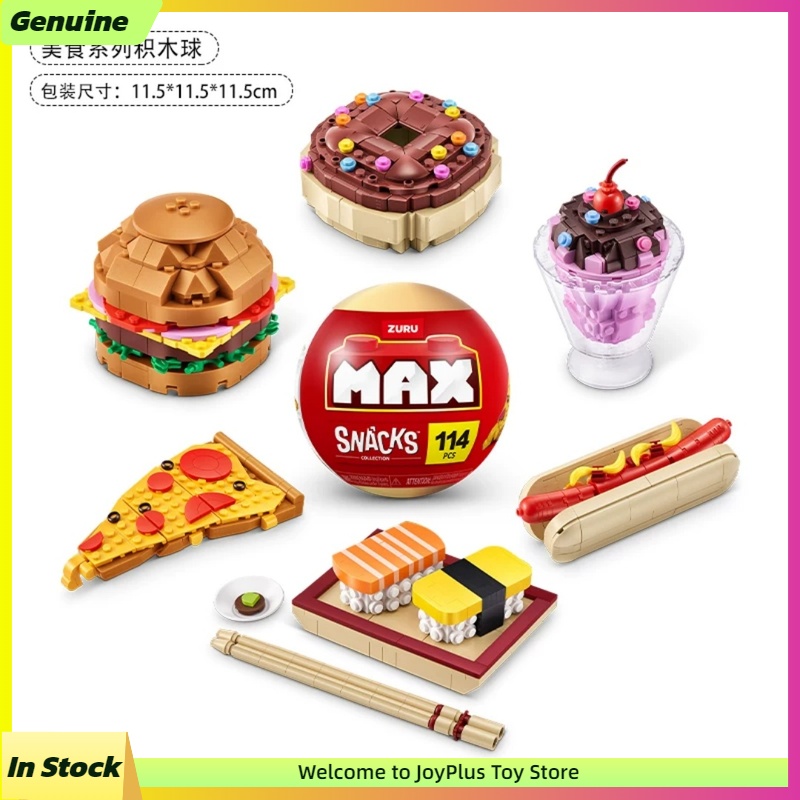 ZURU MAX Snacks Blind Box Buil - Food Good Snacks avaliação e preço