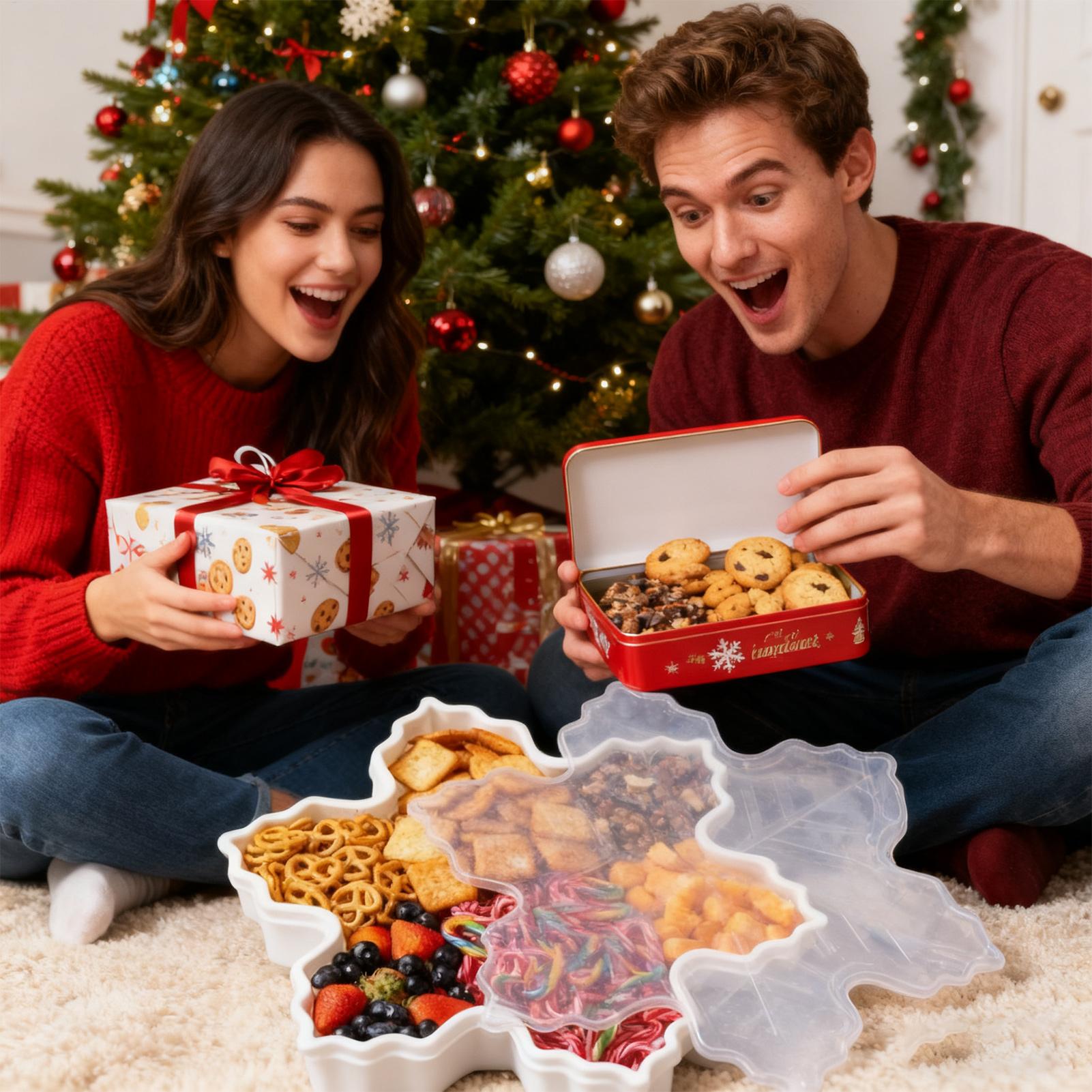 Christmas Snack Tray Food Orga - Food Snacks For Christmas avaliação e preço