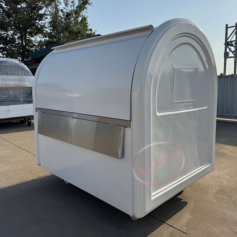 Outdoor Food Trailer round Mob - Food Snacks Business avaliação e preço