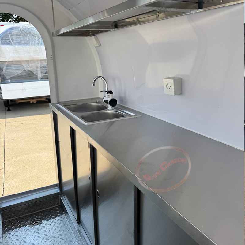 Outdoor Food Trailer round Mob - Food Snacks Business avaliação e preço