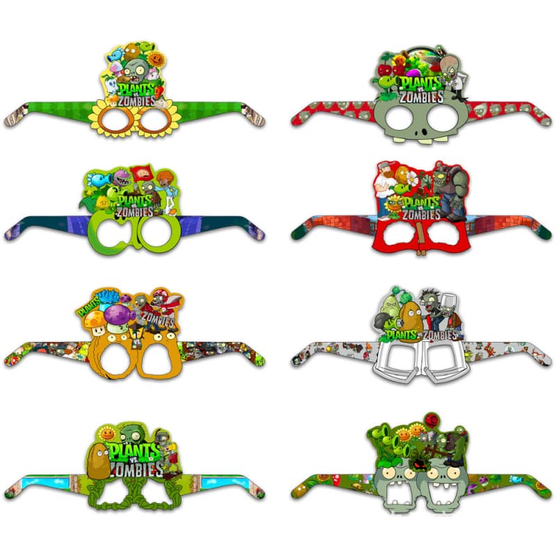 8pcs Plant Vs. Zombie Theme Pa - Zombie Snacks avaliação e preço