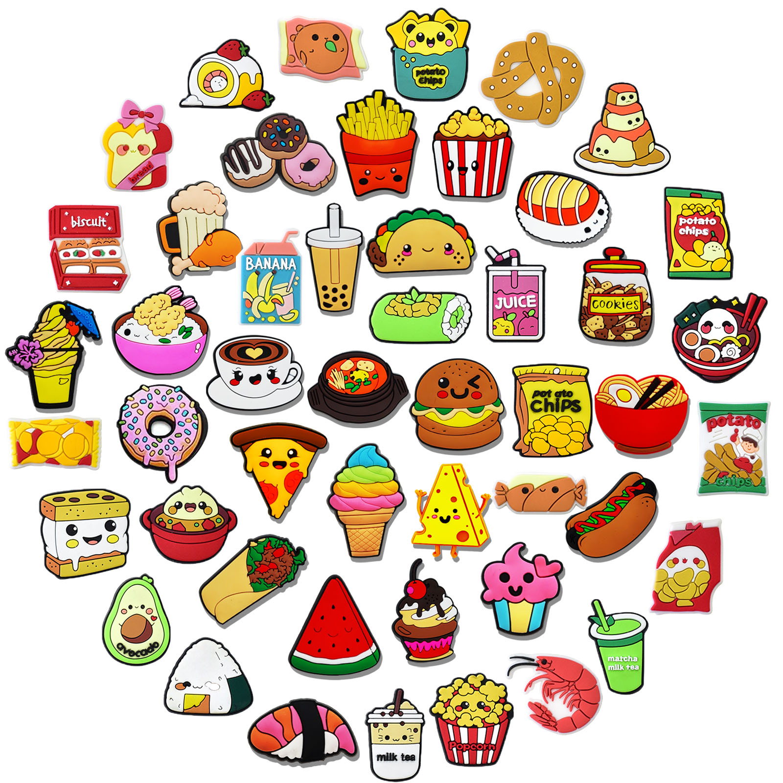Random 10/20/30Pcs Food Snack  - Food Snacks For Christmas avaliação e preço
