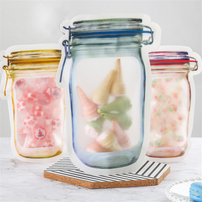 50Pcs Mason Bottle Shape Thick - Food Snacks For Christmas avaliação e preço