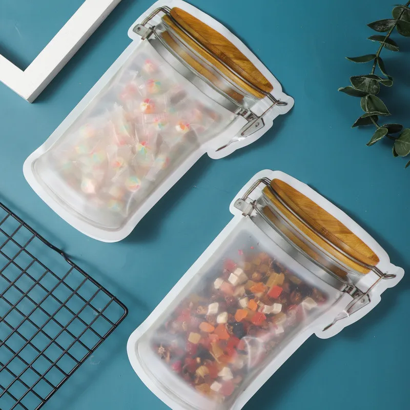 50Pcs Mason Bottle Shape Thick - Food Snacks For Christmas avaliação e preço