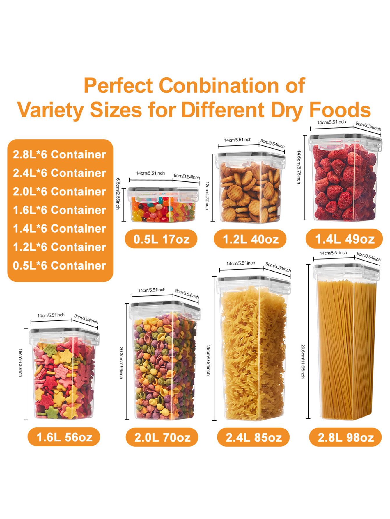 42PCS-Kitchen,Airtight food st - Snacks Food Labels avaliação e preço