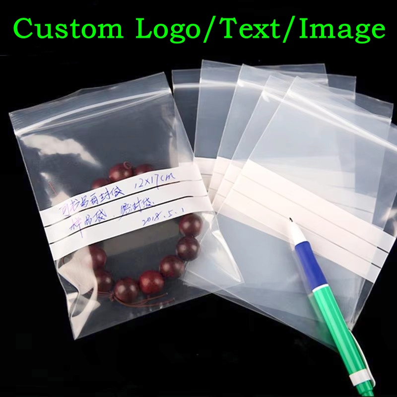 200PCS PE Clear Plastic Writin - Food Snacks For Christmas avaliação e preço
