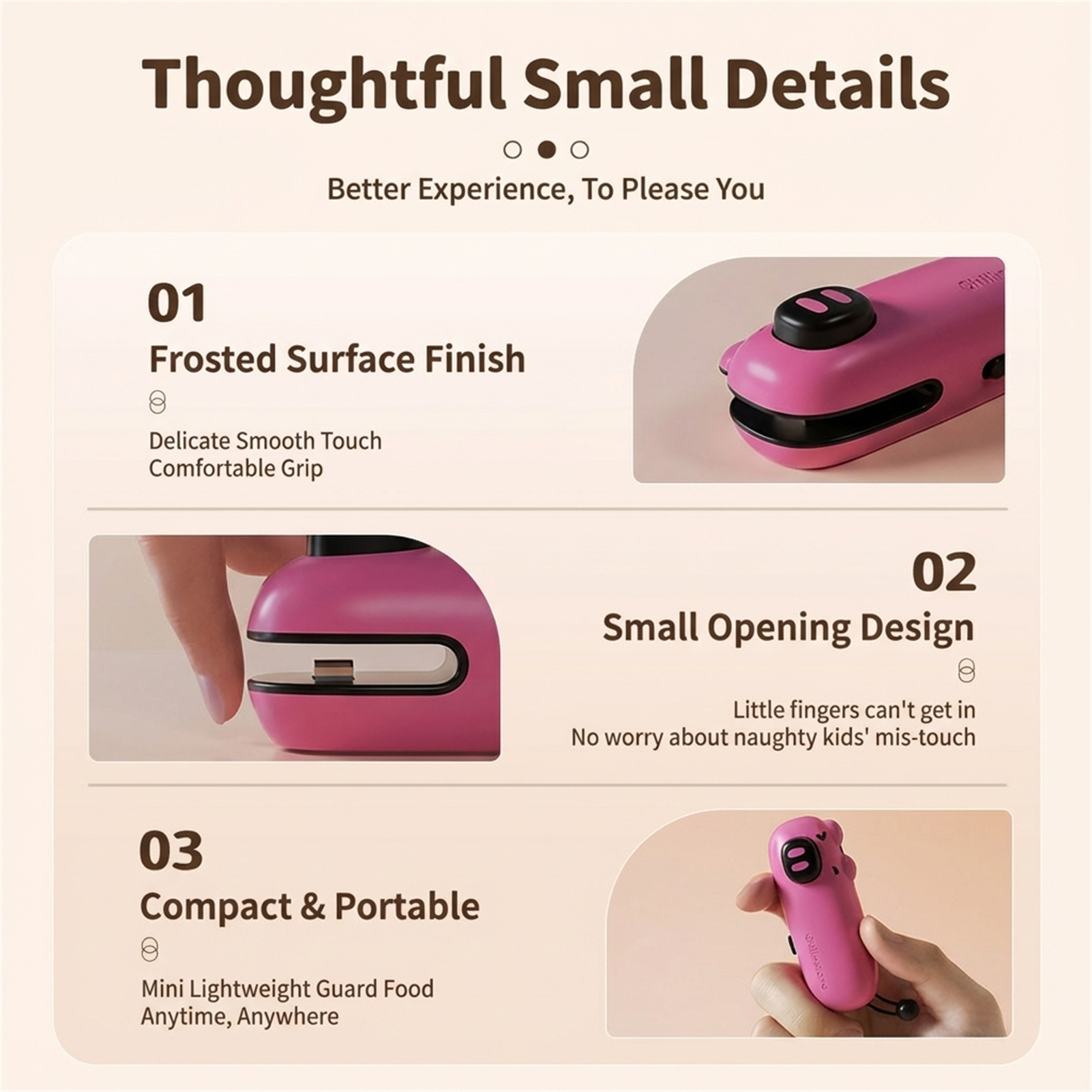 ABS Handheld Bag Sealer With R - Food Snacks At Home avaliação e preço