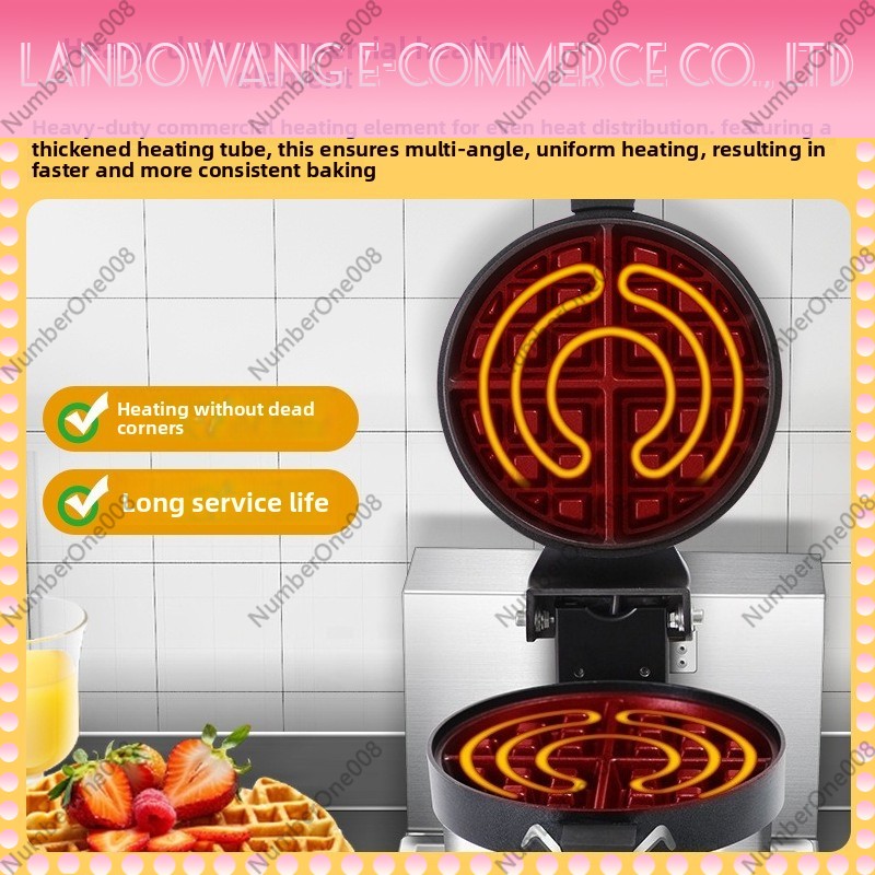 Rotating Waffle Maker Griddle  - Food Snacks Business avaliação e preço