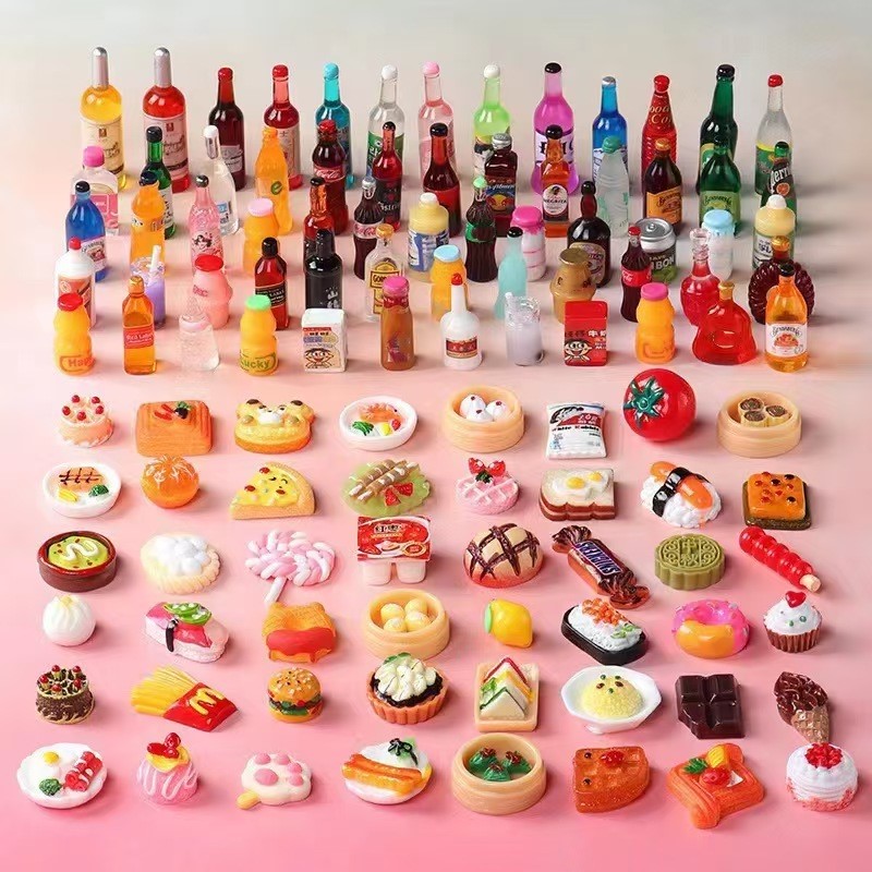 Cute Miniature Dollhouse Super - Food Snacks For Christmas avaliação e preço