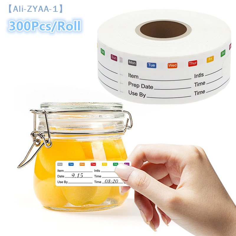 【ZYAA-1】300Pcs/Roll Kitchen Da - Snacks Food Labels avaliação e preço