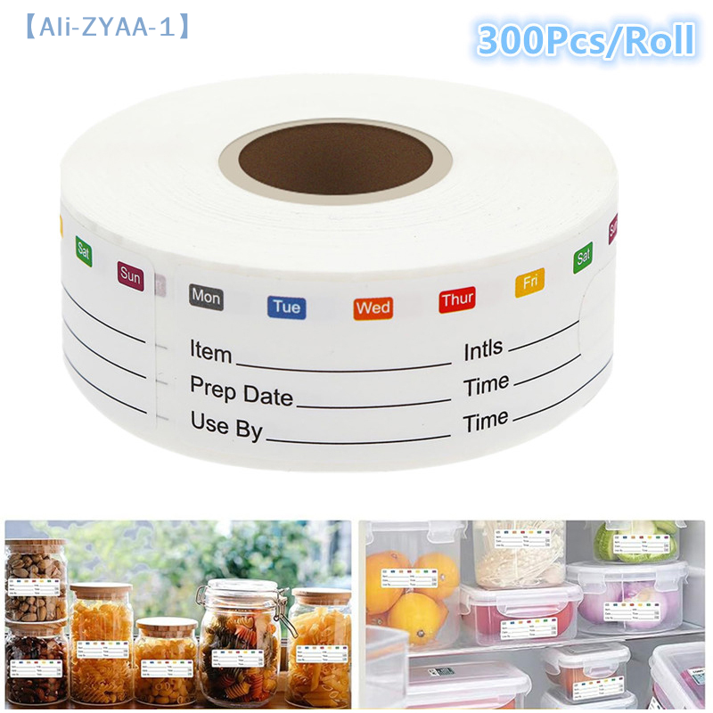 【ZYAA-1】300Pcs/Roll Kitchen Da - Snacks Food Labels avaliação e preço