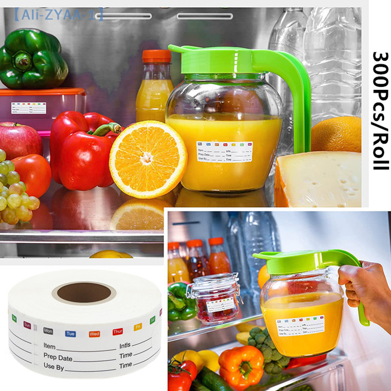 【ZYAA-1】300Pcs/Roll Kitchen Da - Snacks Food Labels avaliação e preço