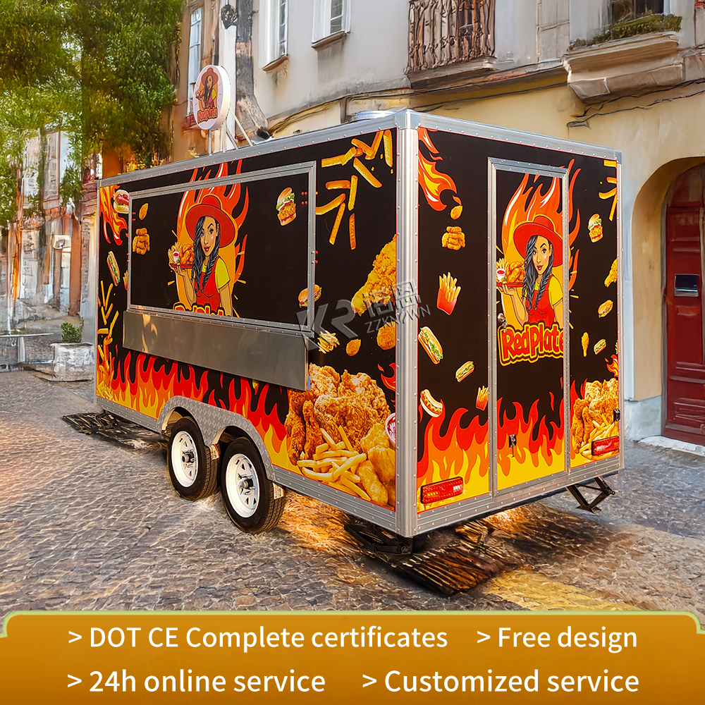 High Quality Food Cart Caravan - Food Snacks Business avaliação e preço