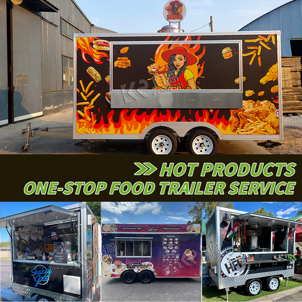 High Quality Food Cart Caravan - Food Snacks Business avaliação e preço