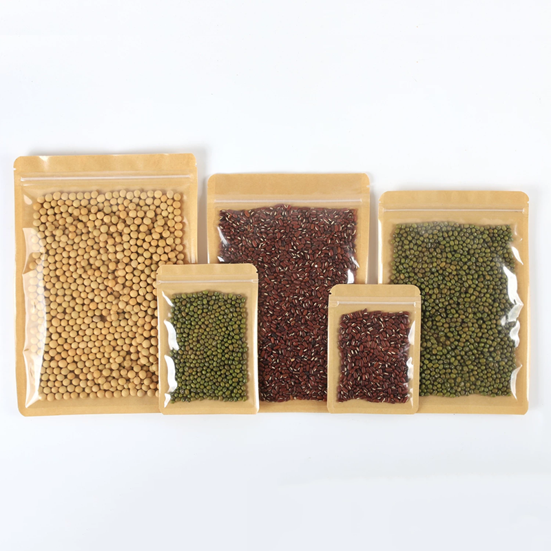 100pcs Eco-friendly Kraft Pape - Food Snacks For Christmas avaliação e preço