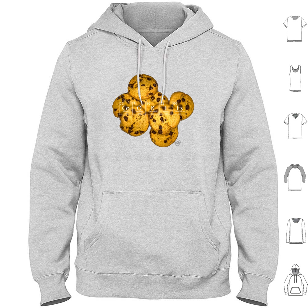 Cookies Hoodies Long Sleeve Co - Food Sweet Snacks avaliação e preço