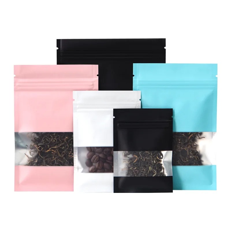 100Pcs Zip Lock Mylar Foil Bag - Food Snacks For Christmas avaliação e preço