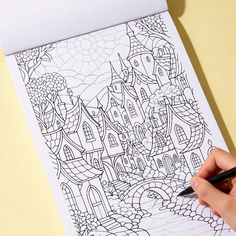 An Adult Decompression and Med - Food And Snacks Coloring Book avaliação e preço