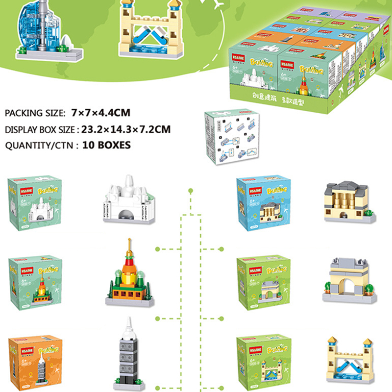 10in1 Cute Architectural Stree - Food And Snacks Ideas avaliação e preço