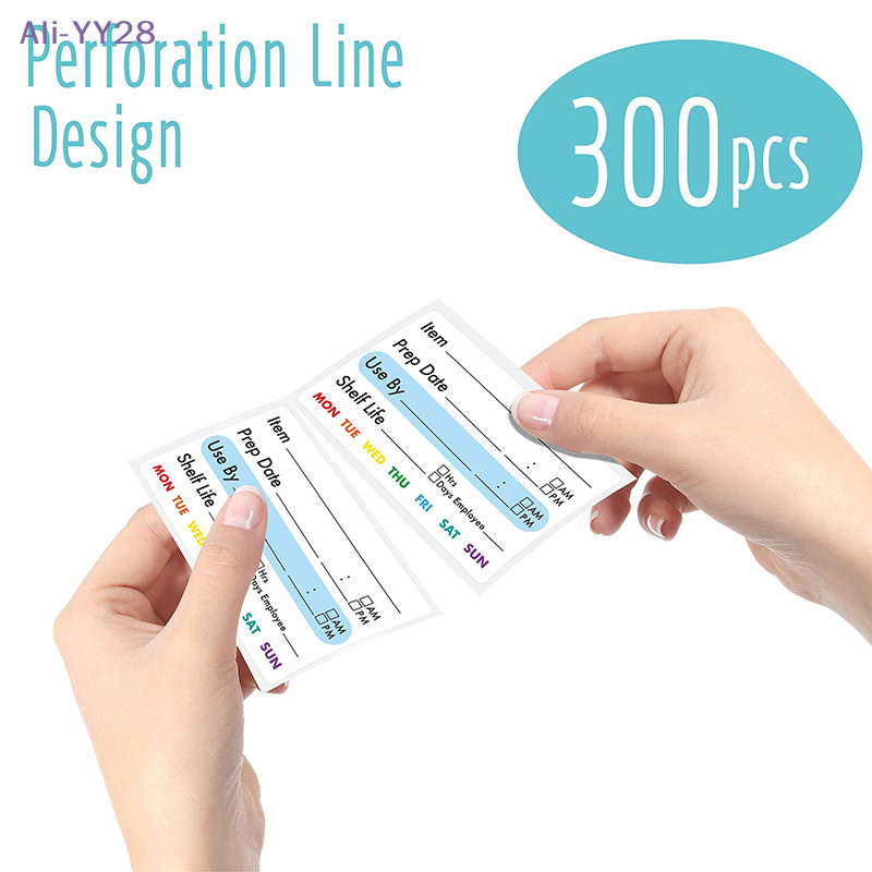 【YY28】300Pcs/Roll Kitchen Food - Snacks Food Labels avaliação e preço