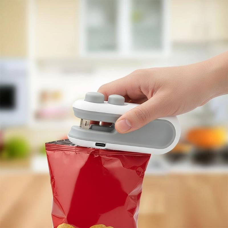 Mini Handheld Food Heat Sealer - Food Snacks At Home avaliação e preço