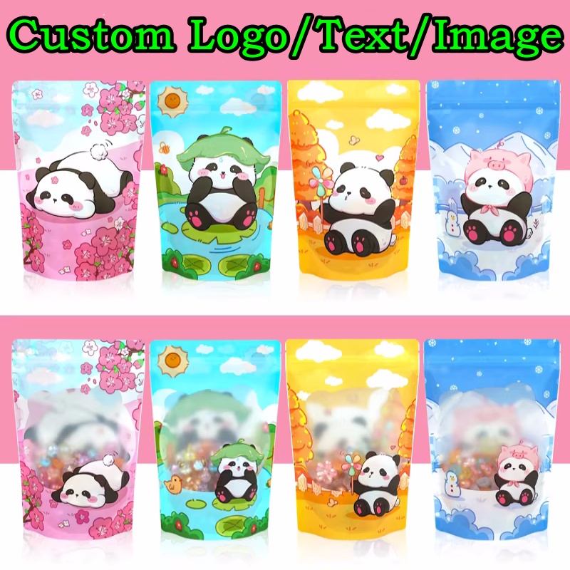 100PCS Aluminum Foil Stand-up  - Food Snacks For Christmas avaliação e preço