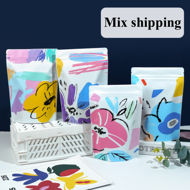 100PCS Aluminum Foil Stand-up  - Food Snacks For Christmas avaliação e preço
