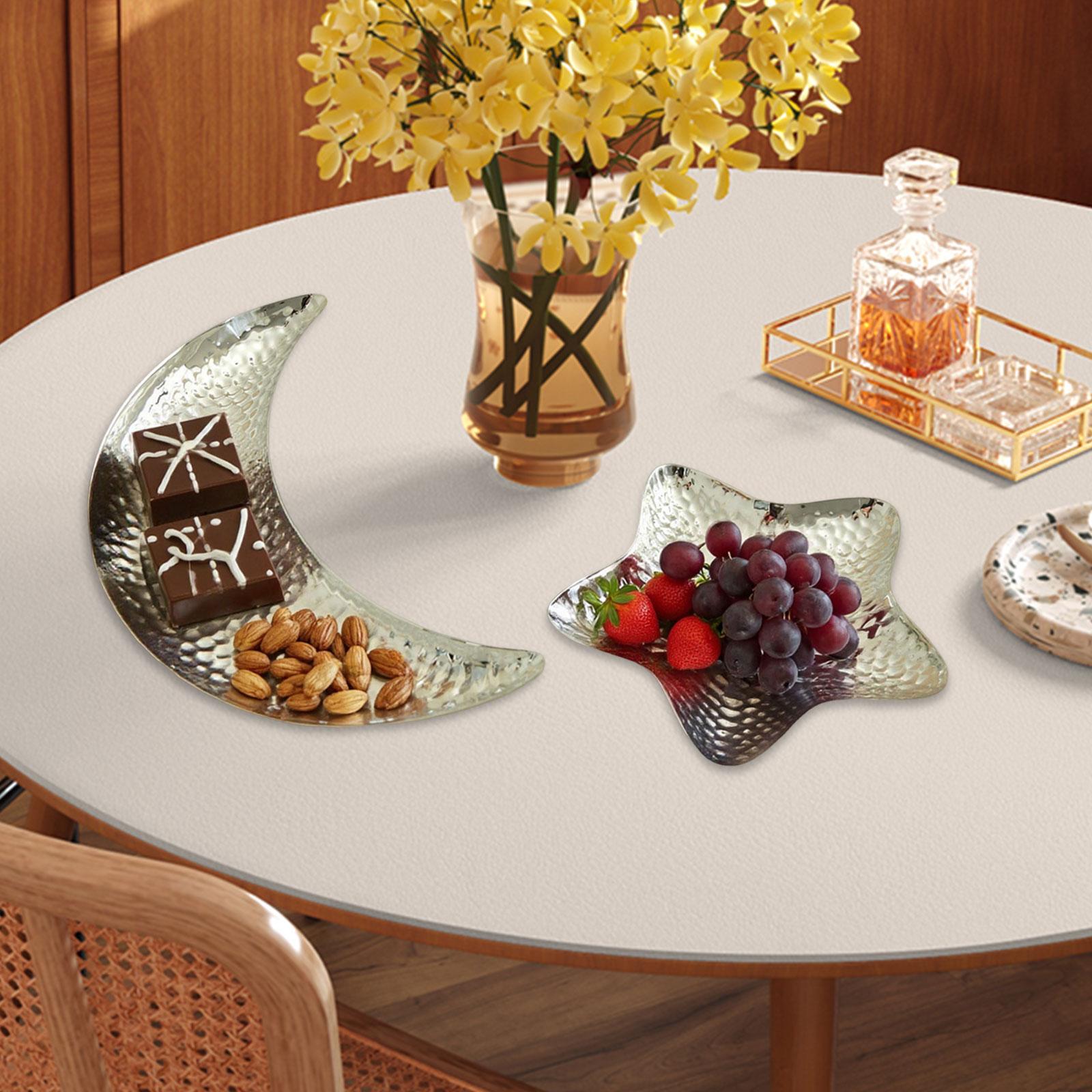 Elegant Iron Tray Set for Swee - Food Sweet Snacks avaliação e preço