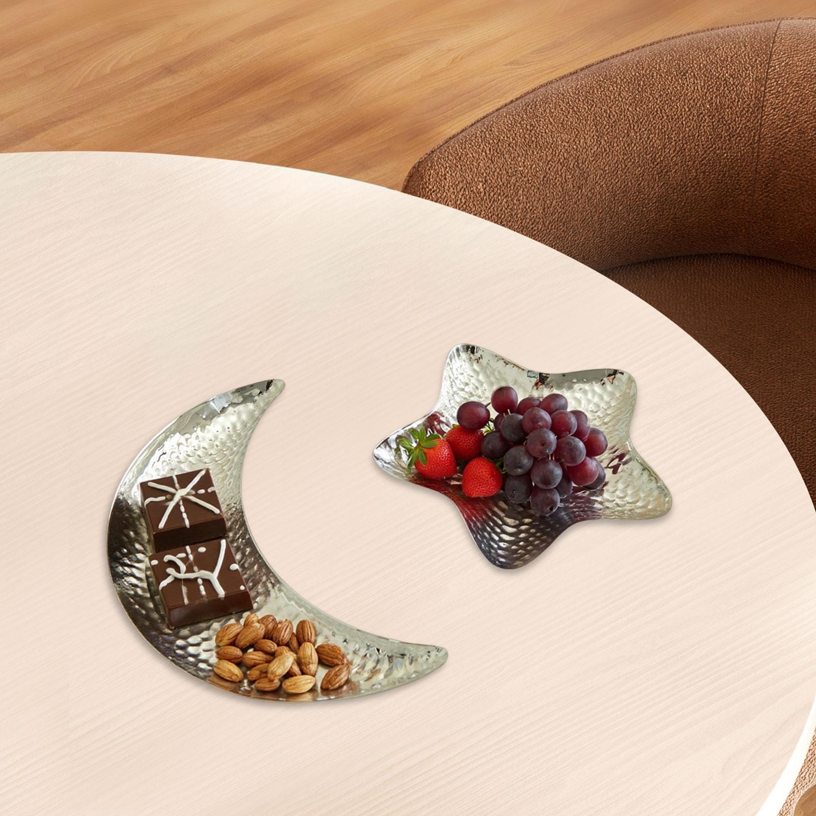 Elegant Iron Tray Set for Swee - Food Sweet Snacks avaliação e preço